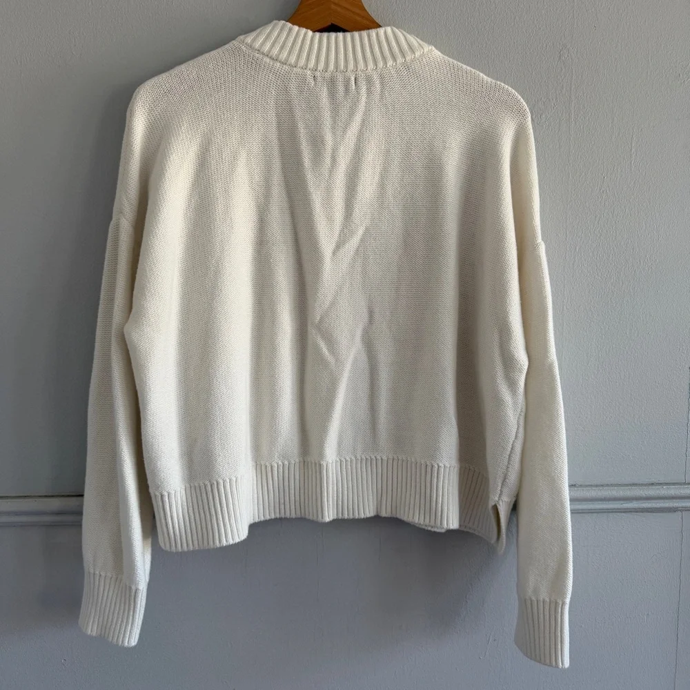 QUINCE > Cropped Cardigan - Picture 4 of 6